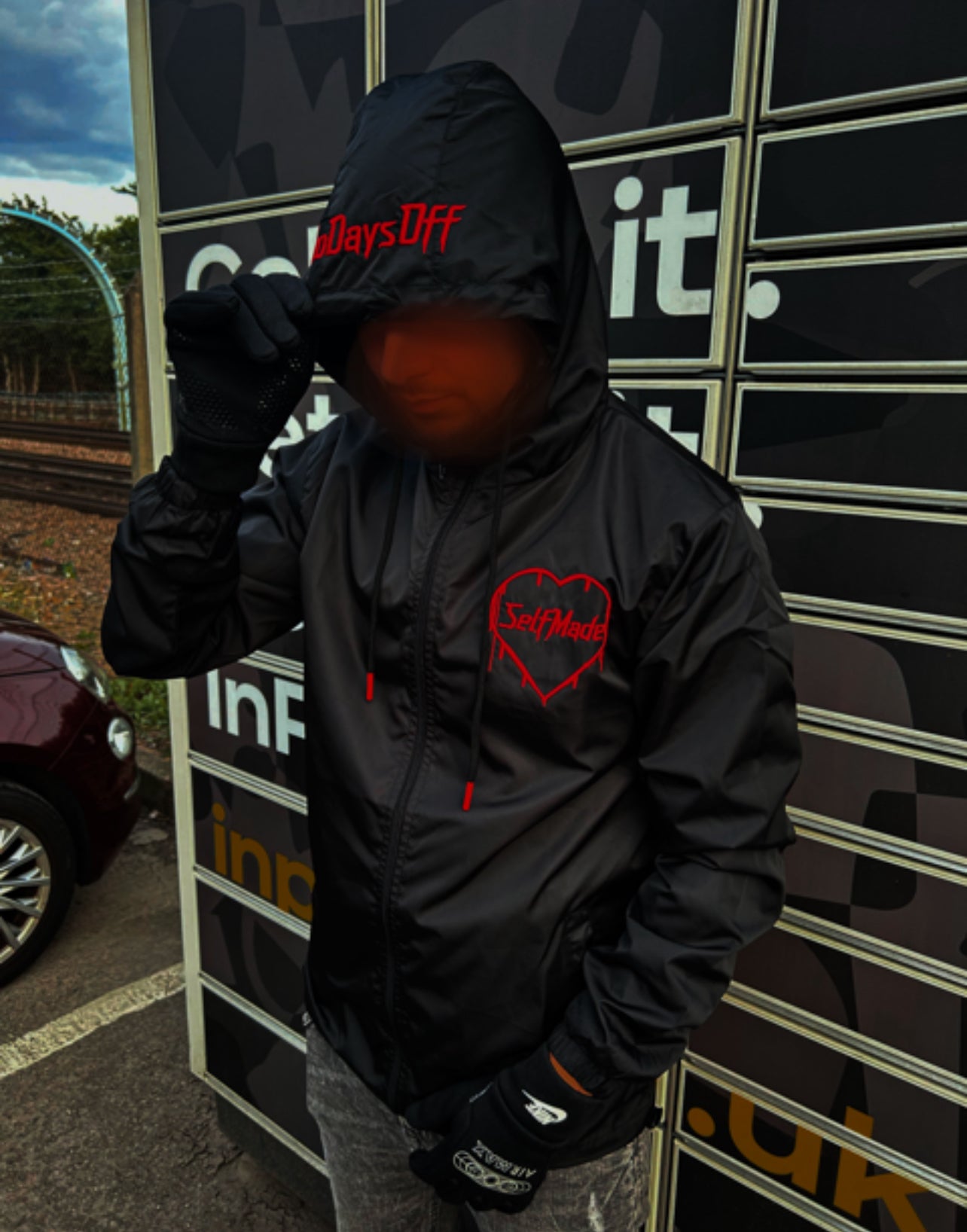 SelfMade WindBreaker Jacket - Red