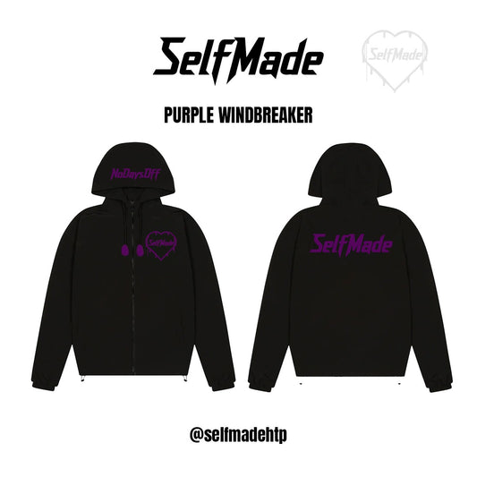 SelfMade WindBreaker Jacket - Purple