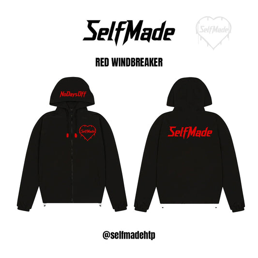 SelfMade WindBreaker Jacket - Red